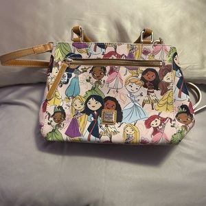 Rare Disney Dooney & Bourke Disney Parks Multi Princess bag